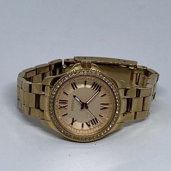 Fossil Cecile AM4578 Women's Stainless Steel Rose Analog Dial Quartz Watch FR93 - Picture 7 of 12